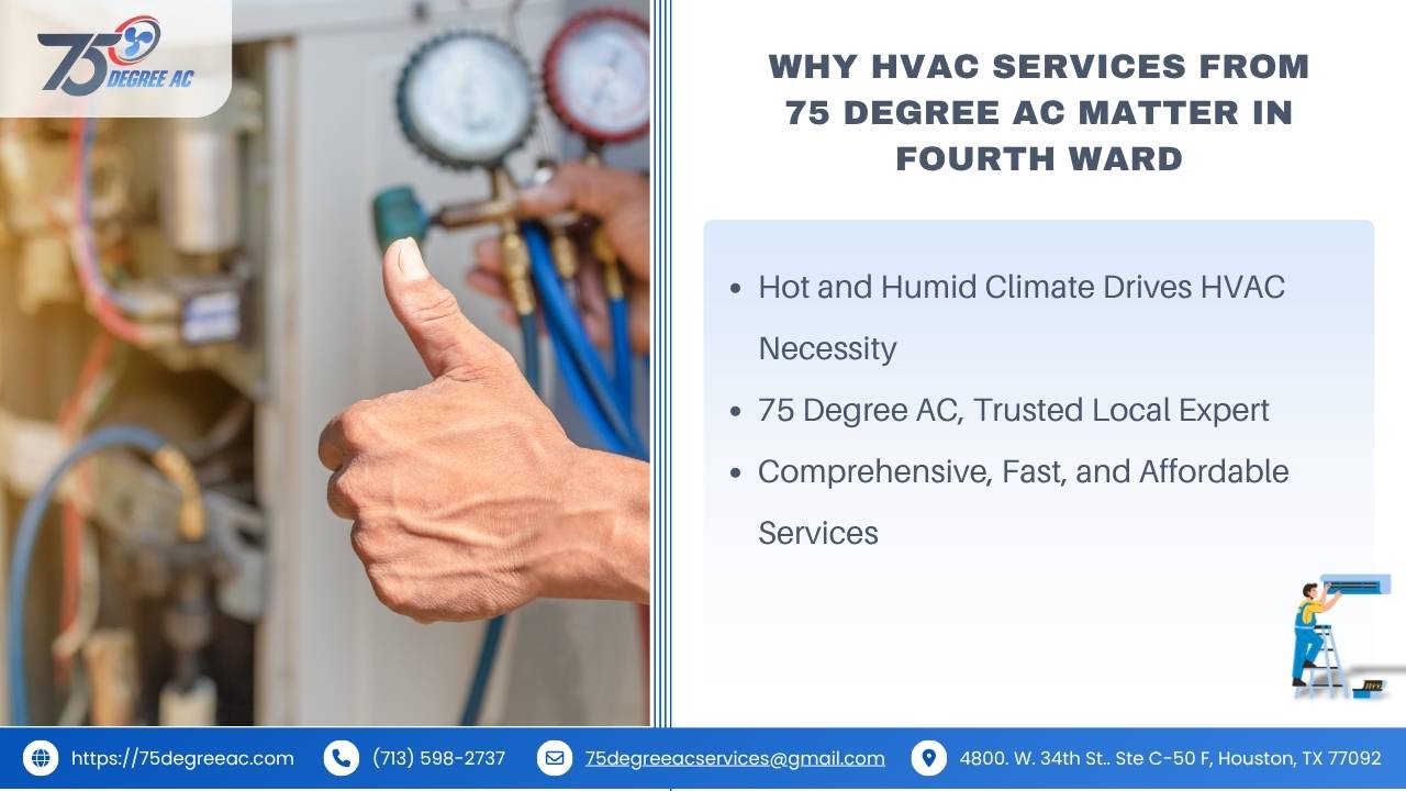 Living in Fourth Ward Houston: Homes, Education and Local Culture 5 why-hvac-services-from-75-degree-ac-matter-in-fourth-ward