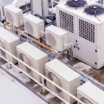 Role Air Purifiers Play Within Modern HVAC Systems shown through commercial HVAC units supporting cleaner indoor air quality