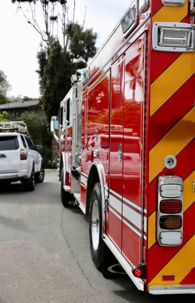 75 Degree AC service truck responding to emergency call