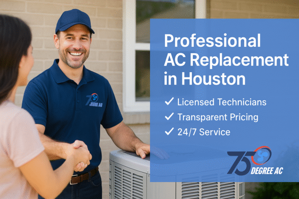AC Replacement Houston - 75 Degree AC