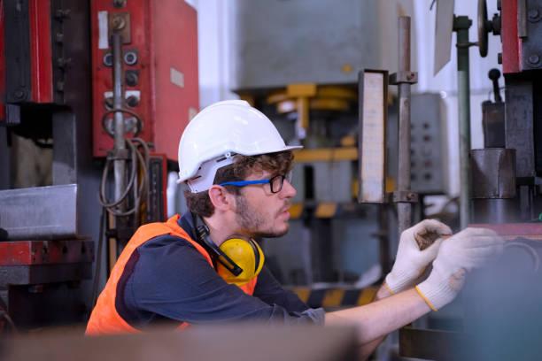 Technician performing preventive maintenance