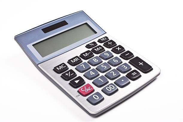 Calculator showing AC repair financing calculations