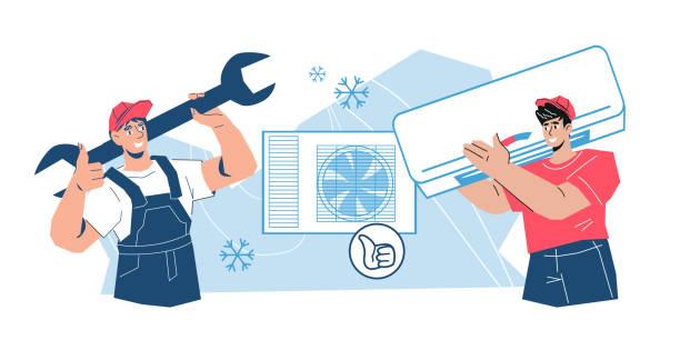 HVAC repair warranty and service documentation