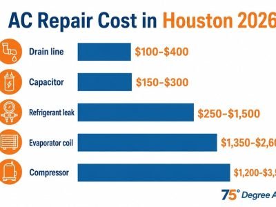 AC Repair Cost Houston 2026: What You’ll Really Pay (By Repair Type)