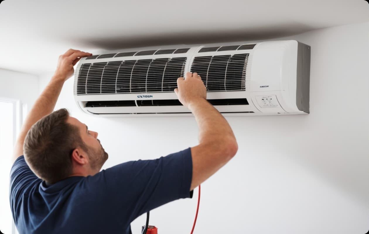 75 Degree AC emergency technician arriving at Houston home