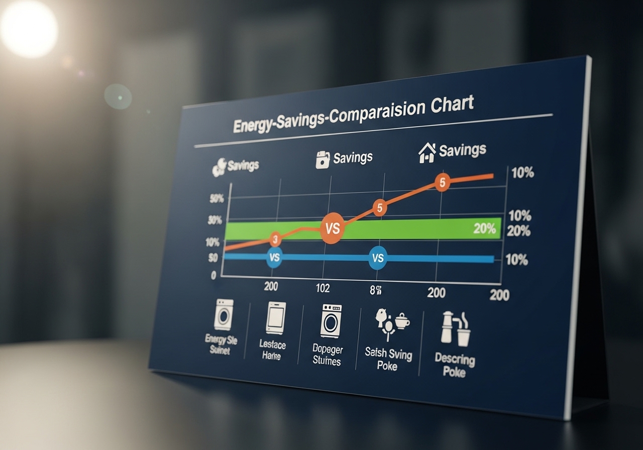 HVAC efficiency improvements cost savings comparison