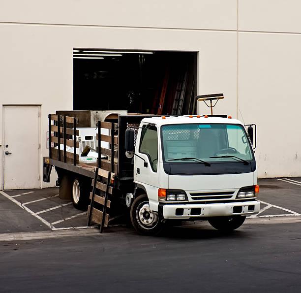 Professional HVAC service truck equipped for emergency AC repairs in Houston