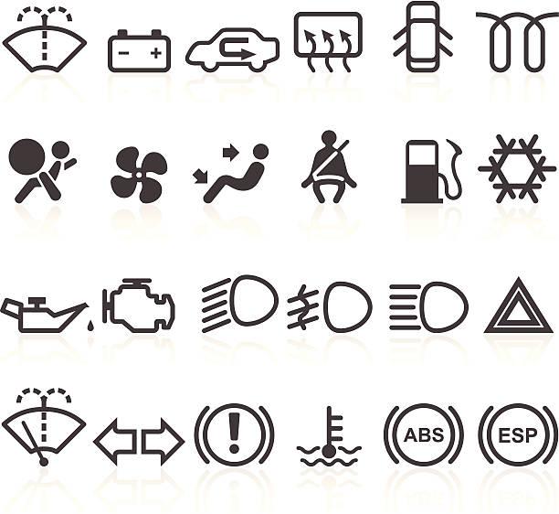 HVAC emergency warning signs dashboard