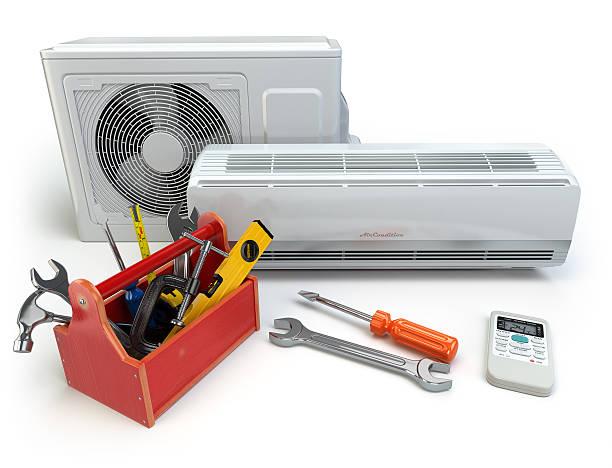 Professional HVAC tools and equipment for heating repair