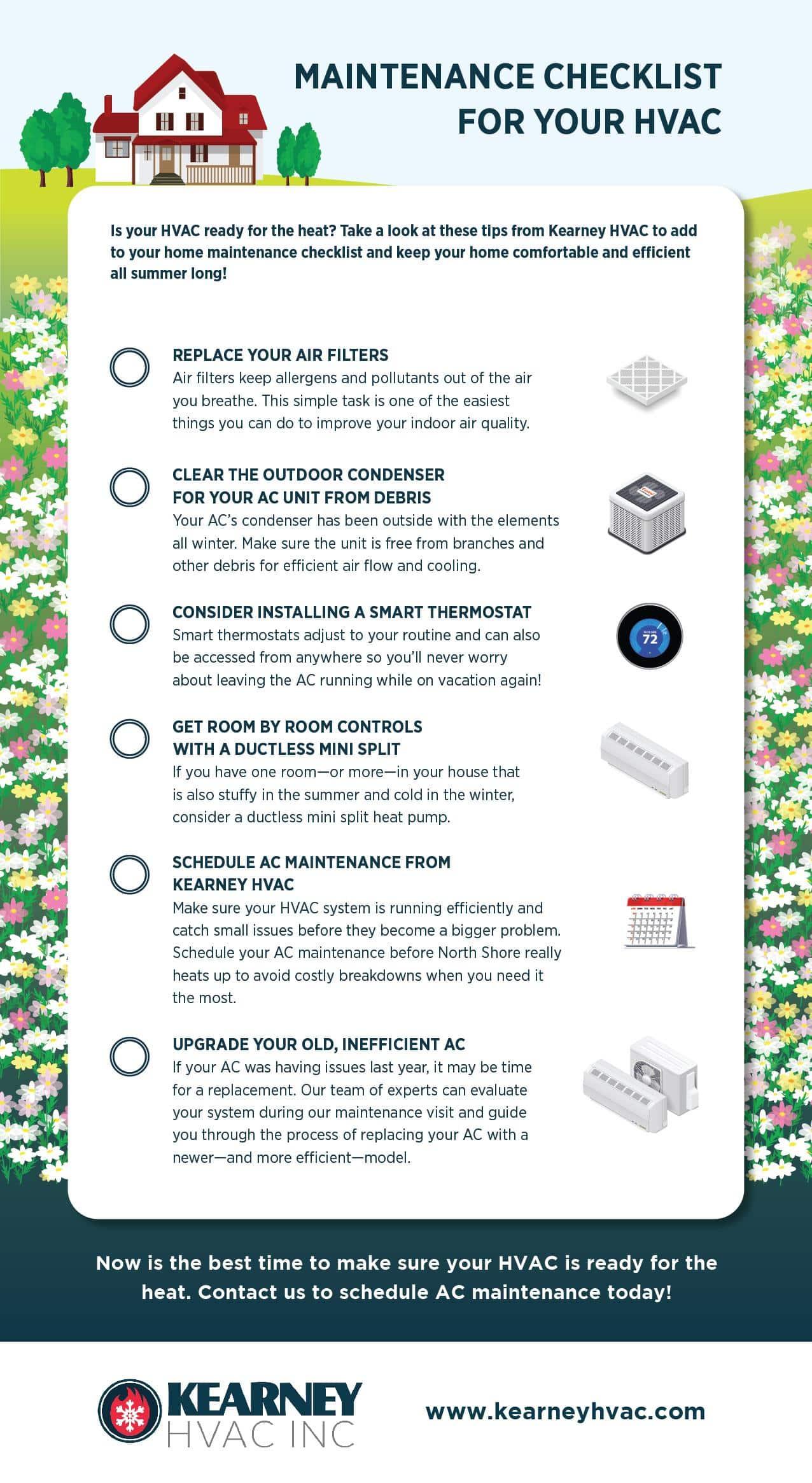 Spring AC maintenance checklist for Houston homes
